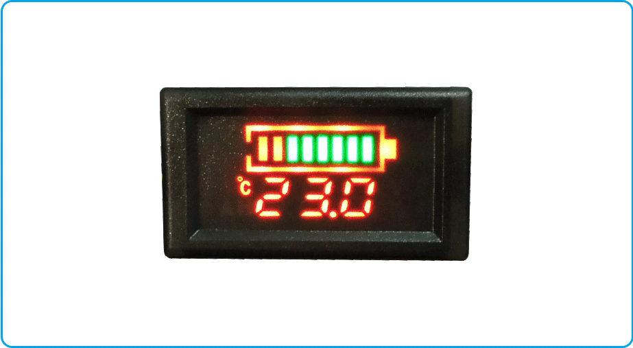 Waterproof digital display car electric car voltmeter DC battery battery 48V60v72V car thermometer Waterproof digital display car electric car voltmeter DC battery battery 48V60v72V car thermometer