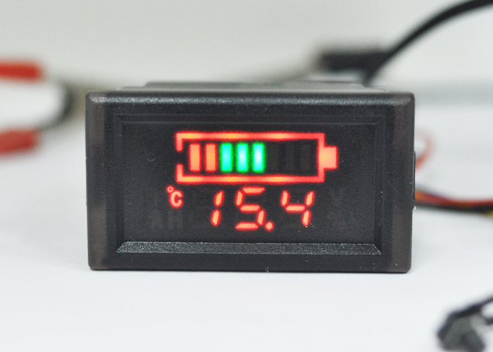 Waterproof digital display car electric car voltmeter DC battery battery 48V60v72V car thermometer Waterproof digital display car electric car voltmeter DC battery battery 48V60v72V car thermometer