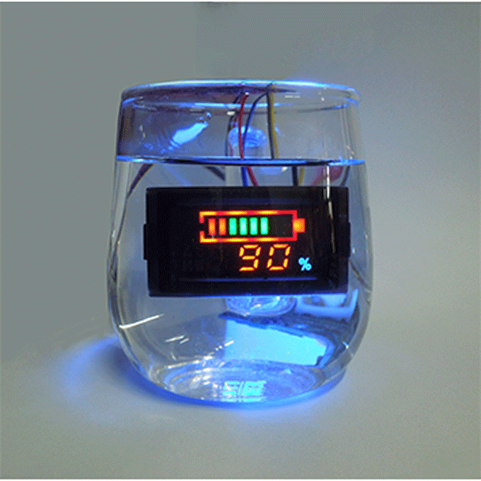Waterproof digital display car electric car voltmeter DC battery battery 48V60v72V car thermometer Waterproof digital display car electric car voltmeter DC battery battery 48V60v72V car thermometer