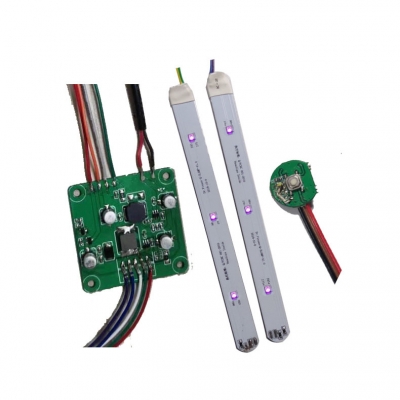 LED ultraviolet sterilization box circuit board, household small sterilizer circuit board, pcba program development and design