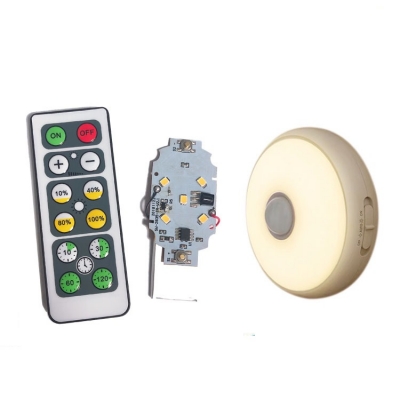 LED light control board solution, home remote control induction touch night light, feeding light circuit board light board development